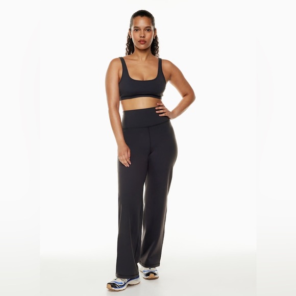 TNA Pants - Aritzia Tna Atmosphere Wide Hi-Rise Legging | Deep Taupe